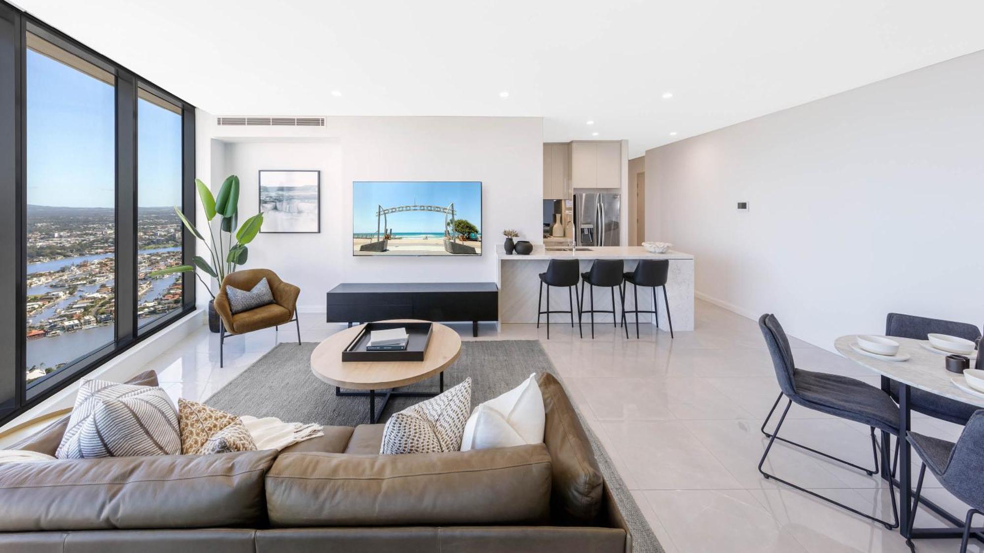 Surfers Paradise New Beachfront Apartments غولد كوست المظهر الخارجي الصورة